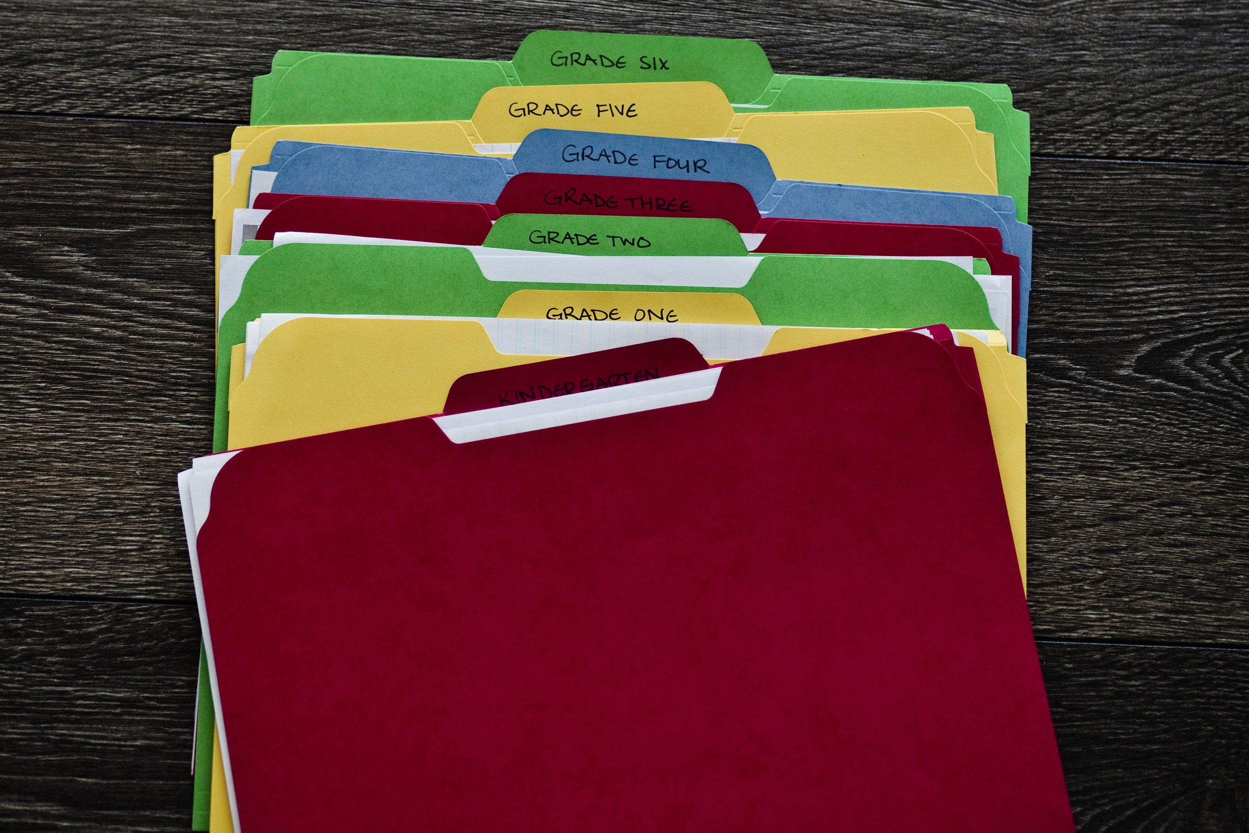 File Folder Homeschool Organization System