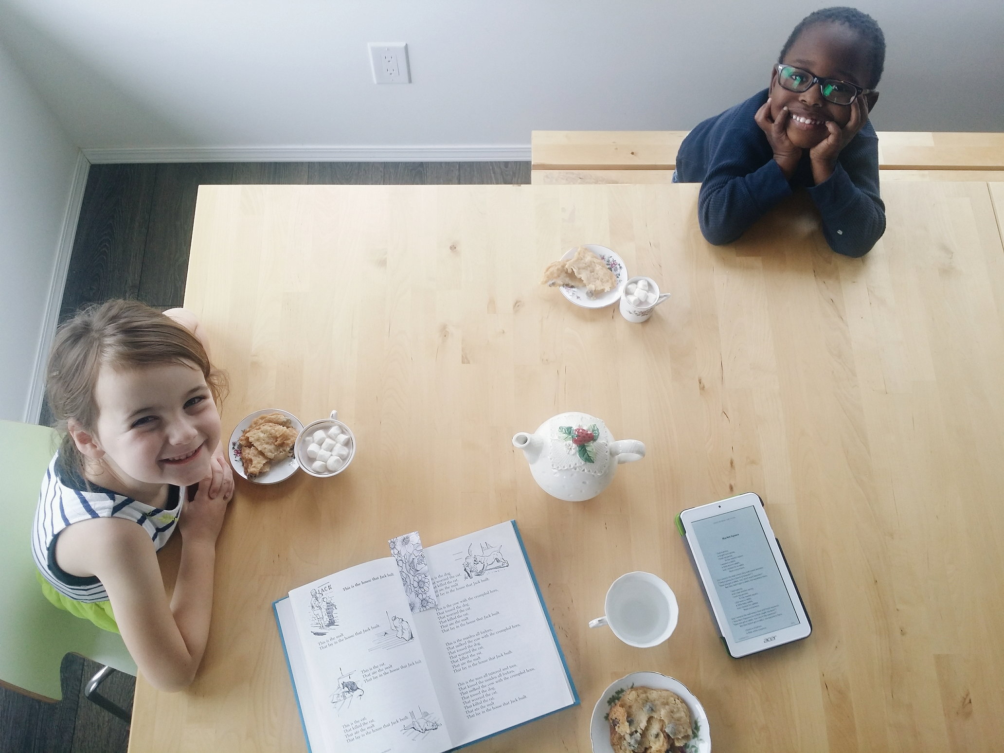 Poetry Tea Time in our homeschool