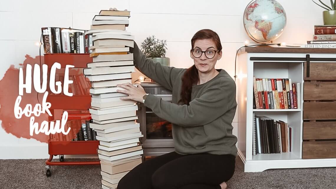 HUGE BOOK HAUL - new books, thrifted books, gifted books and Little Free Library books!